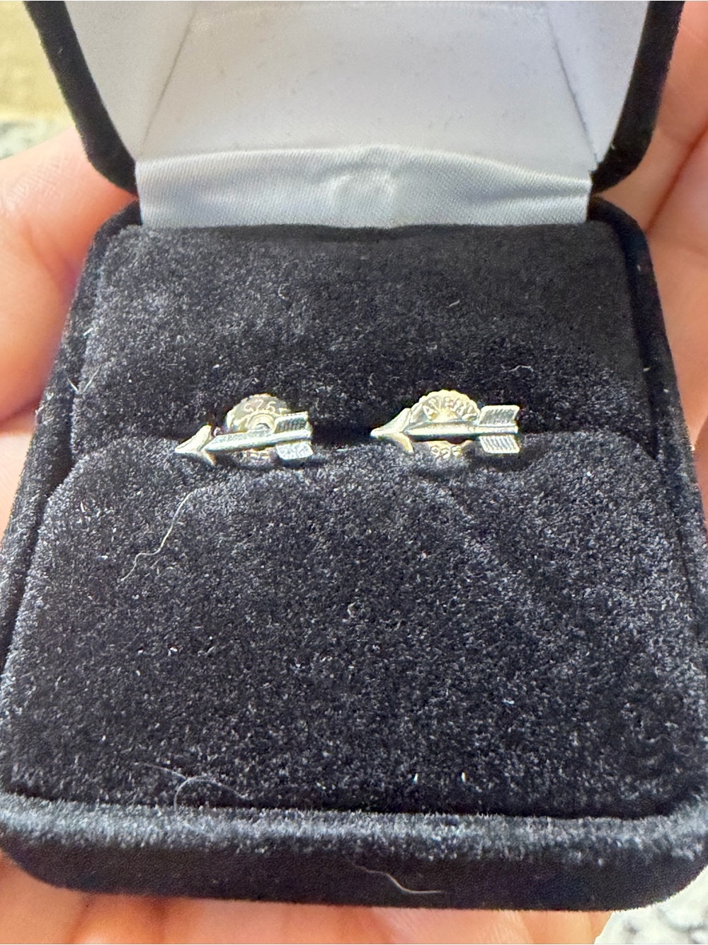 Retired James Avery Itty Bitty Arrow Stud Earrings Sterling Silver 925 Rare